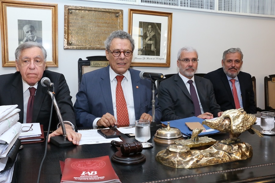 Da esq. para a dir., Jacksohn Grossman, Técio Lins e Silva, Carlos Eduardo Machado e Carlos Fábio Ismael dos Santos Lima
