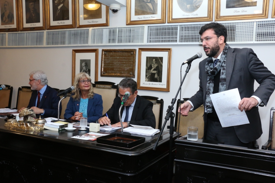 Da esq. para a dir. Carlos Eduardo Machado, Rita Cortez, Antônio Laért Vieira Junior e Fábio Martins de Andrade